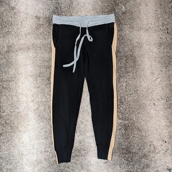 Monrow Color Block Knit Sweatpant Jogger Multi Women's XS - Picture 6 of 10
